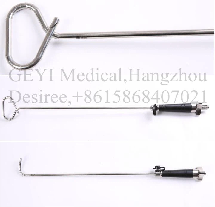 Dedo de oro del acero inoxidable para la cirugía laparoscópica