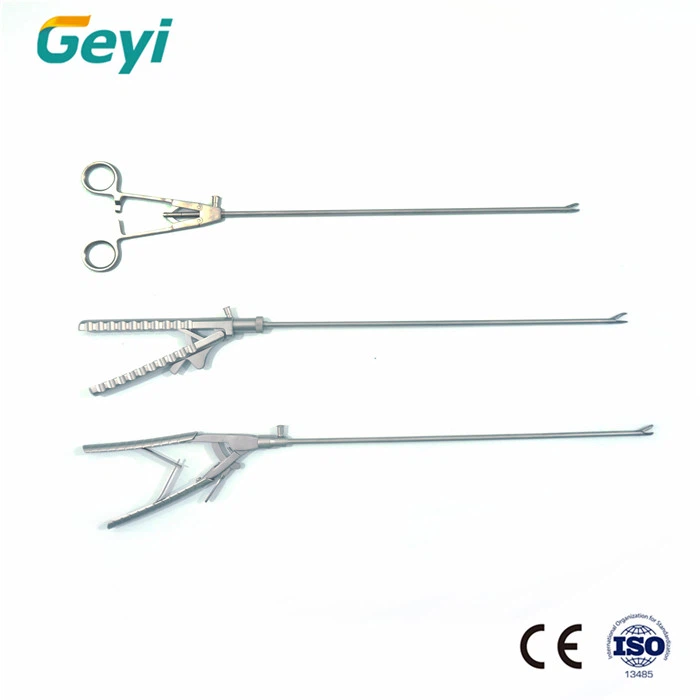 Pinzas laparoscópicas reutilizables del tenedor de aguja de los 5 * 330m m