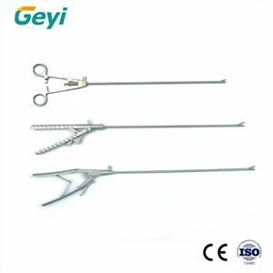 Pinzas laparoscópicas reutilizables del tenedor de aguja de los 5 * 330m m