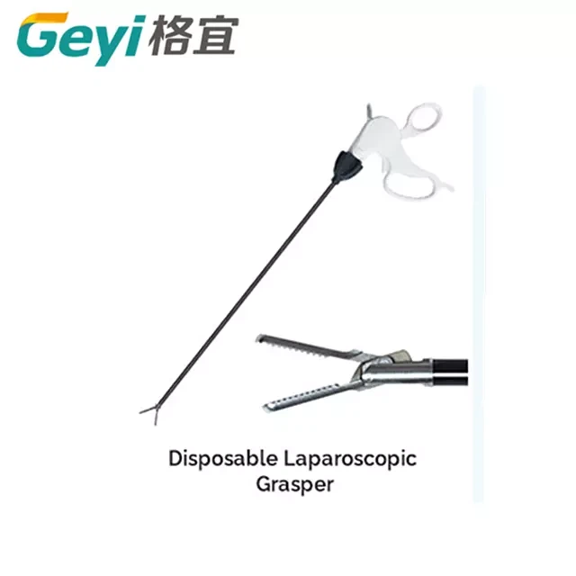 Pinza de electrodo monopolar laparoscópica desechable